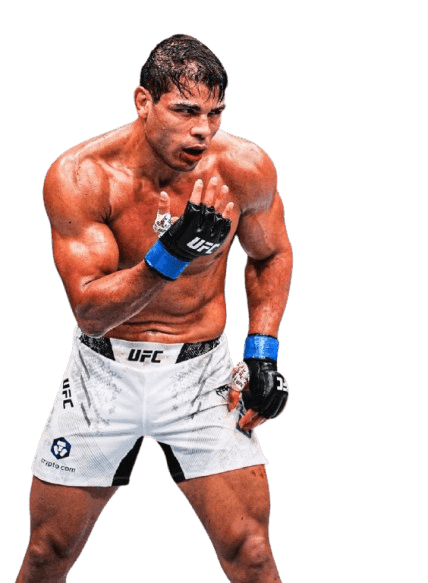 A fighter in a guard stance